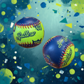Decatur Bean Ballers Blue/Green Novelty Baseball