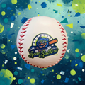 Decatur Bean Ballers White Novelty Baseball